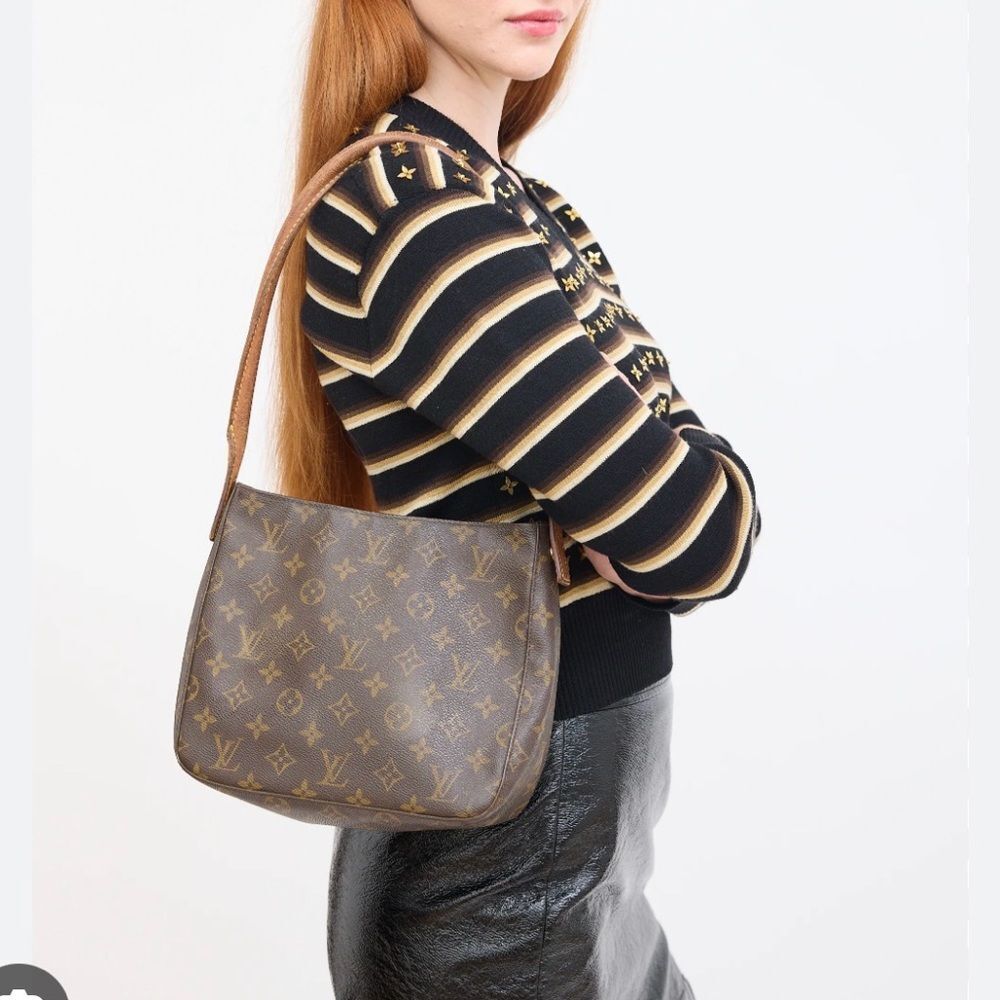 Louis Vuitton Monogram Canvas Shoulder Bag in Brown - Picture 3 of 16